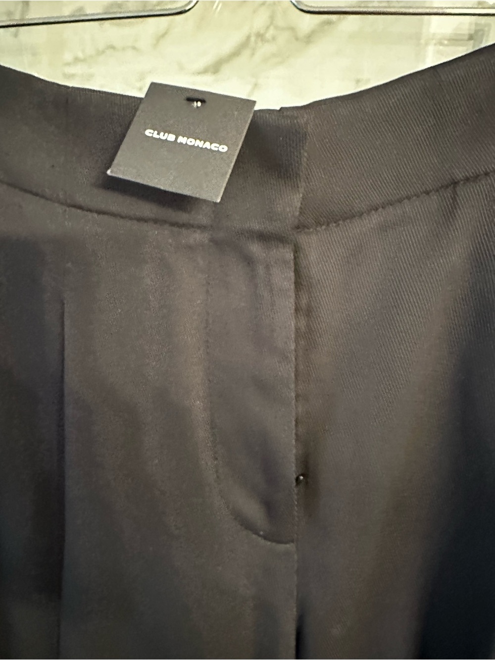 Club Monaco Soft Culotte Bermuda Pants - Picture 4 of 4